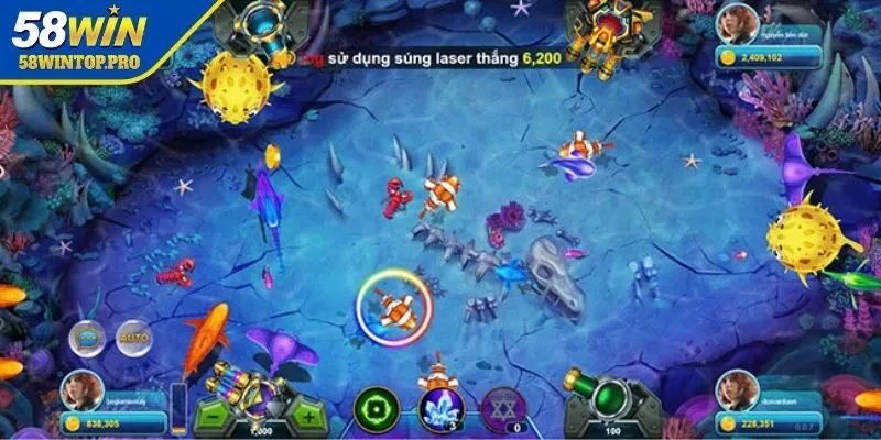 Bắn cá 58WIN hành trình khám phá đại dương